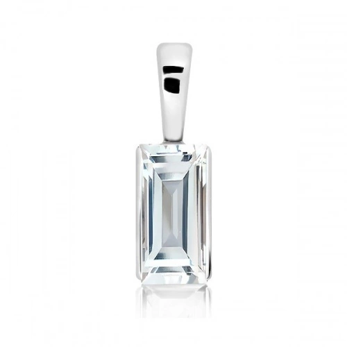 Anat S White Quartz - stříbrný přívěsek s quartzem