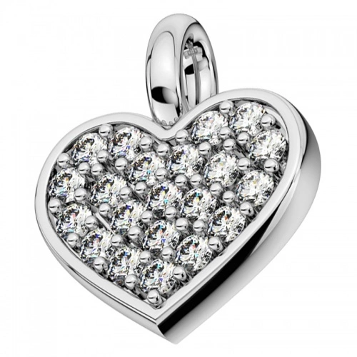 Tereza White Briliant - přívěsek z bílého zlata s brilianty