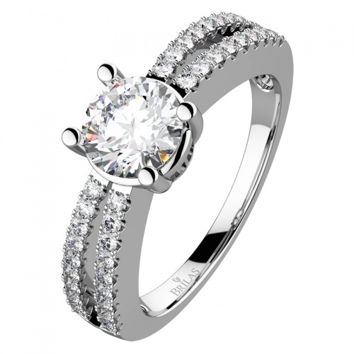 Ruby Silver - zásnubní prsten ze stříbra