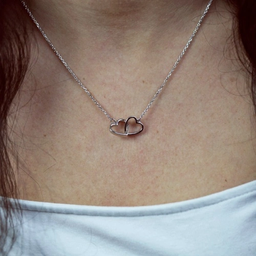 Marie White - přívěsek z bílého zlata se zirkony