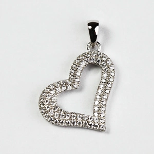 Tamika Silver - stříbrný přívěsek se zirkony