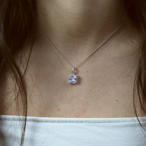 Eliah Silver - stříbrný přívěsek se zirkony