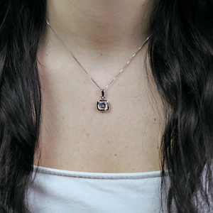 Ingo S White Topaz - stříbrný přívěsek s bílým topazem