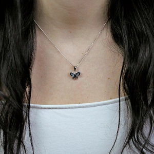 Dragi S Blue Topaz - stříbrný přívěsek s modrým topazem