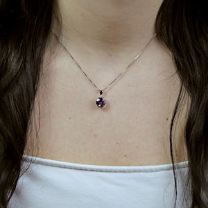 Ilko S Amethyst - stříbrný přívěsek s ametystem