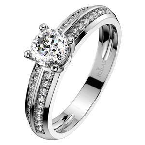 Nisa Silver-zásnubní prsten ze stříbra