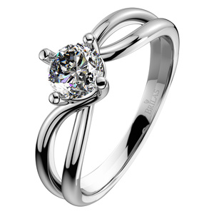 Cecílie Silver - zásnubní prsten ze stříbra
