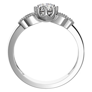 Dajana Silver - zásnubní prsten ze stříbra