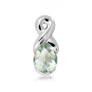 Maral S Green Amethyst - stříbrný přívěsek se zeleným ametystem