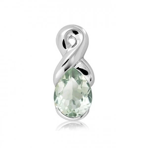 Maral S Green Amethyst - stříbrný přívěsek se zeleným amethystem