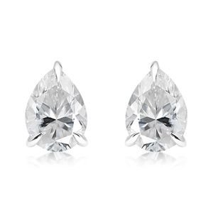 Petruska S White Topaz - stříbrné náušnice s bílým topazem
