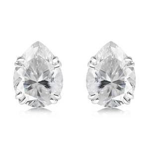 Luceria S White Topaz - stříbrné náušnice s bílým topazem