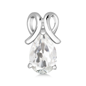 Prunella S White Topaz - stříbrný přívěsek s bílým topazem