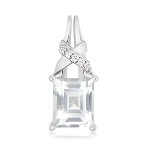 Zarina S White Topaz - stříbrný přívěsek s bílým topazem