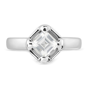 Hilarie S White Topaz - prsten ze stříbra s bílým topazem
