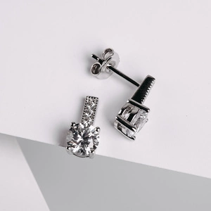 Demelza - stříbrné náušnice se zirkony