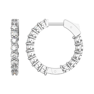 Matylda - stříbrné náušnice se zirkony