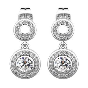 Karla - stříbrné náušnice se zirkony