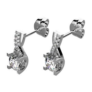 Ronda - stříbrné náušnice se zirkony