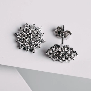 Venelopa - stříbrné náušnice se zirkony