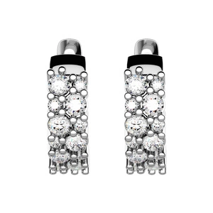 Aulina - stříbrné náušnice se zirkony