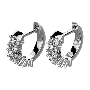 Aulina - stříbrné náušnice se zirkony