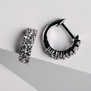 Aulina - stříbrné náušnice se zirkony