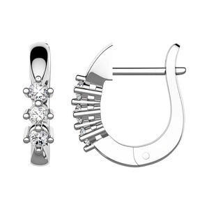 Siera - stříbrné náušnice se zirkony