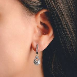 Haria - stříbrné náušnice se zirkony