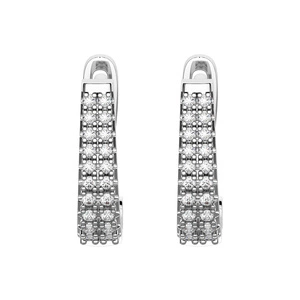 Andora - stříbrné náušnice se zirkony