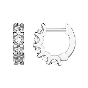 Antonela - stříbrné náušnice se zirkony