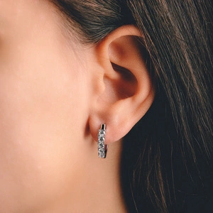 Florinda - stříbrné náušnice se zirkony