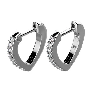 Frida - stříbrné náušnice se zirkony