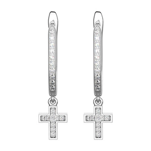 Sakima - stříbrné náušnice se zirkony