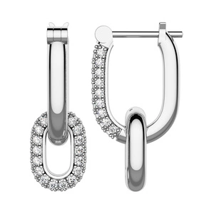 Montana - stříbrné náušnice se zirkony