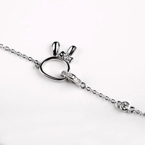 Sivutka  - stříbrný náramek