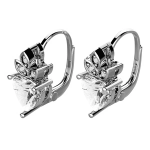 Lauren - stříbrné náušnice se zirkony