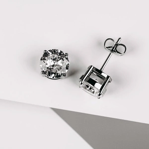 Noire - náušnice z chirurgické oceli