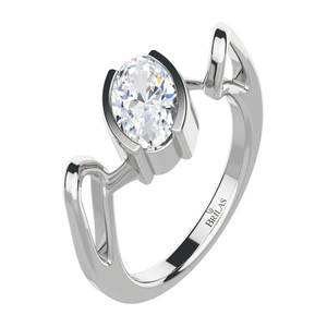 Anea S White Topaz - prsten ze stříbra s bílým topazem