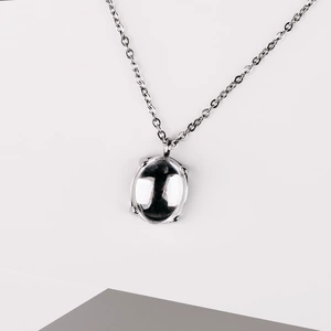 Sidera W Steel - přívěsek a řetízek z chirurgické oceli se zirkonem