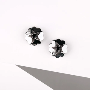 Lysara Black - stříbrné náušnice s černými zirkony