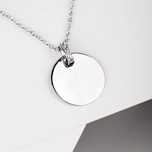 Selvyn - stříbrný přívěsek s bílými zirkony