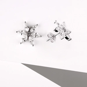 Lumira - stříbrné náušnice se zirkony