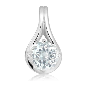Derat White Topaz - stříbrný přívěsek s bílým topazem