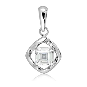 Breze White Topaz - stříbrný přívěsek s bílým topazem