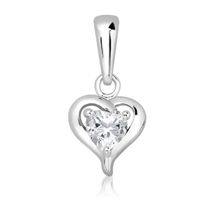 Whisper White Topaz - stříbrný přívěsek s bílým topazem
