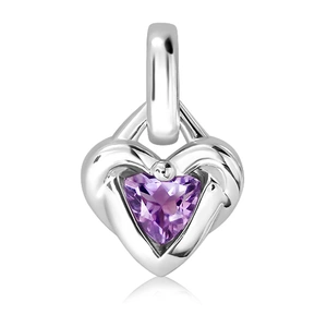 Waltz S Amethyst - stříbrný přívěsek s amethystem