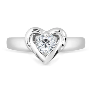 Horizon White Topaz - prsten ze stříbra s bílým topazem