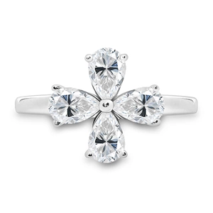 Belar White Topaz - prsten ze stříbra s bílým topazem