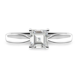 Spare White Topaz - prsten ze stříbra s bílým topazem